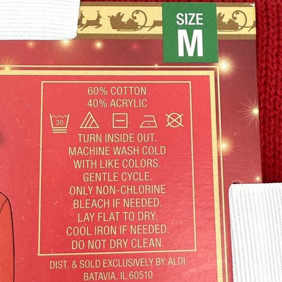 Merry Moments Llama Christmas Tunic Sweater Women’s Size Medium Funny Holiday - Picture 4 of 4